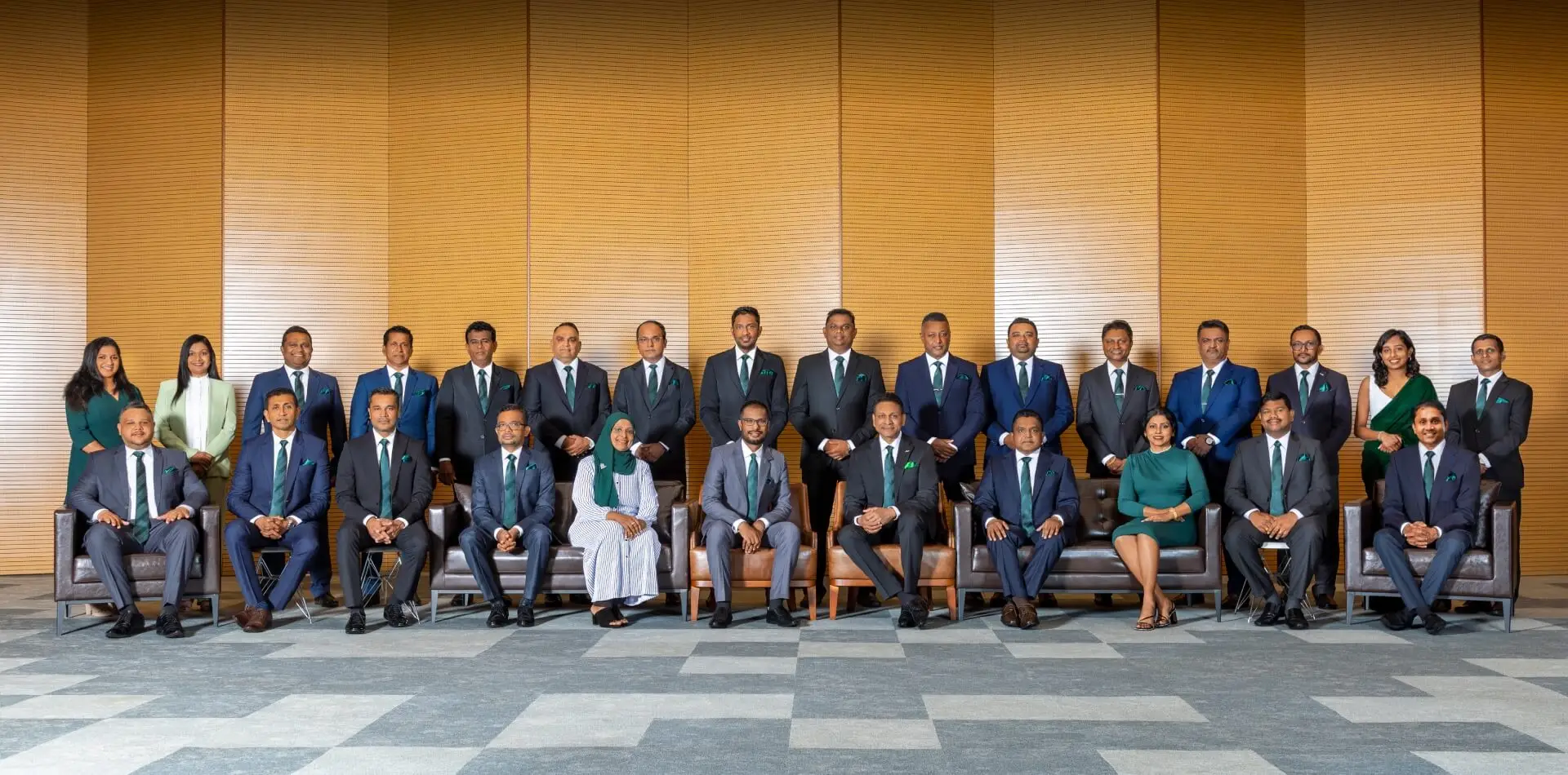 A group photoghraph of the Senior Managment Team of JAT holdings