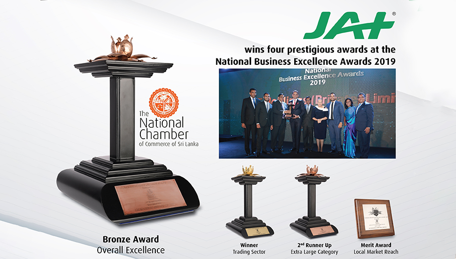JAT Holdings wins four prestigious awards at the National Business Excellence Awards 2019