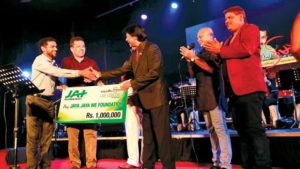 JAT TECHNOLOGIES DONATED RS. ONE MILLION TO THE AADARANEEYA PRINCE CONCERT