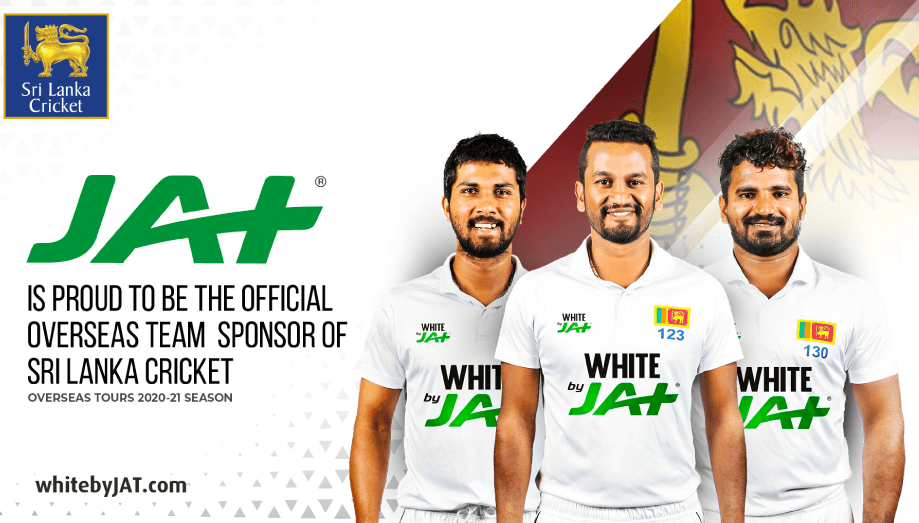 JAT Holdings conferred the title “Official Overseas Team Sponsor of Sri Lanka Cricket” during the 2020/2021 cricket season by ITW Consulting who was awarded custodianship of the said title by Sri Lanka Cricket