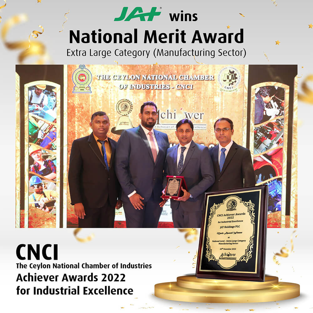 JAT recognised at CNCI Achiever Awards 2022