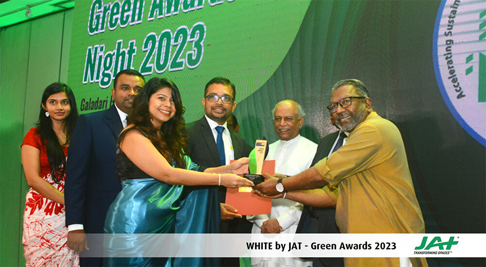 JAT Holdings' WHITE brand receives the prestigious Platinum Award at the 2023 Annual Green Awards Ceremony
