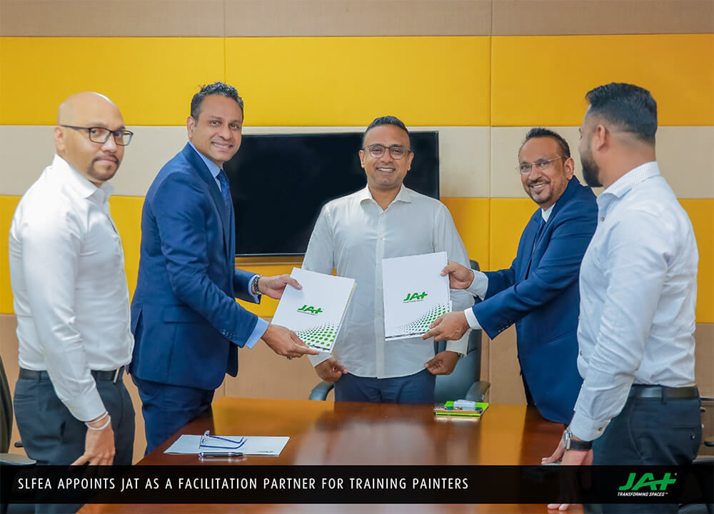 SLFEA Appoints JAT as a Facilitation Partner for Training Painters, to Provide Overseas Employment Opportunities